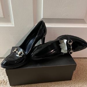 Gucci patent leather heels